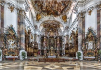 Khung cảnh tráng lệ trong tu viện cổ nổi tiếng nước Đức