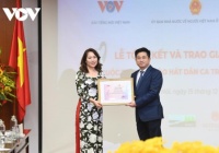 Trao giải cuộc thi ''Kiều bào hát dân ca trên Đài Tiếng nói Việt Nam''