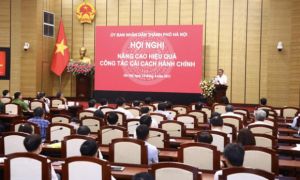 Chủ tịch Hà Nội: Gốc của cải cách hành chính là thái độ của cán bộ với người dân
