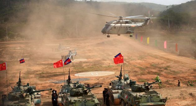 Trung Quốc, Campuchia nối lại tập trận Rồng vàng