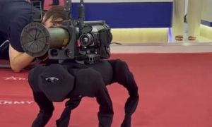 Chó robot chiến đấu mang tên lửa của Nga có xuất xứ từ Trung Quốc