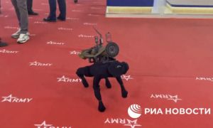 Robot chó M-81 mang súng phóng lựu Nga vừa ra mắt là công nghệ Trung Quốc?