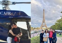 Cô gái Việt được kỹ sữ Pháp theo đuổi bằng trực thăng, cầu hôn 3 lần