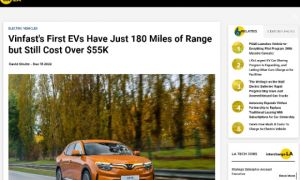 Báo Mỹ: VinFast VF8 giá 52.000 USD chạy 180 dặm với bình điện đầy, khó cạnh...