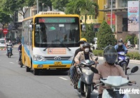 Xe buýt Đà Nẵng chỉ ngưng chạy mùng 1 Tết