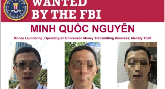 FBI truy nã một người Việt vì cáo buộc rửa tiền điện tử 3 tỷ USD