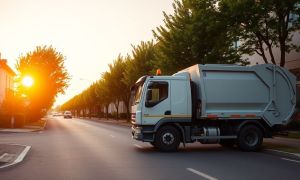 Tại sao xe thu gom rác ở Đức thường hoạt động vào sáng sớm?
