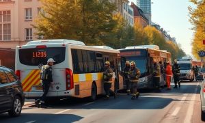 Tai nạn giao thông ở Hamburg: 20 người bị thương, trong đó có trẻ em