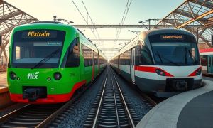 Vì sao Flixtrain rẻ hơn nhiều so với Deutsche Bahn?
