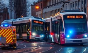 Tai nạn tàu điện tại Dresden: hai tàu va chạm trong giờ cao điểm khiến nhiều...