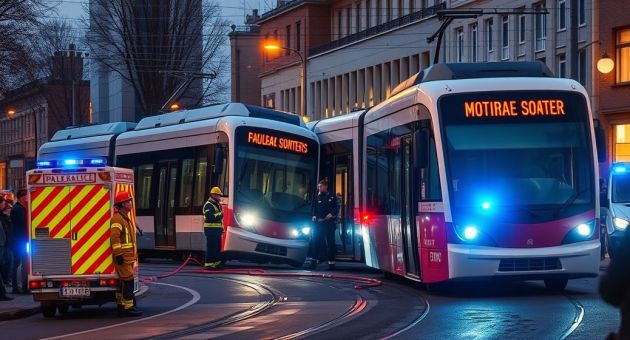 Tai nạn tàu điện tại Dresden: hai tàu va chạm trong giờ cao điểm khiến nhiều...