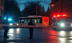 Xả súng tại Berlin: ba người bị thương và một xe buýt trúng đạn ở Kreuzberg