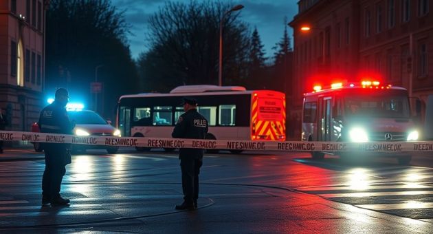 Xả súng tại Berlin: ba người bị thương và một xe buýt trúng đạn ở Kreuzberg