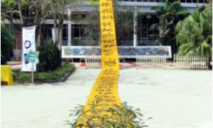 Ngỡ ngàng kỷ lục thư pháp Việt