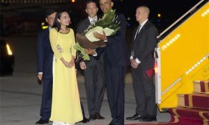 Gặp nữ sinh vinh dự được tặng hoa chào mừng Tổng thống Mỹ Obama tới Việt Nam