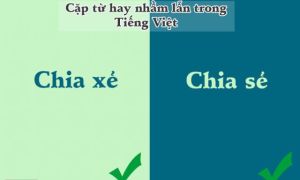 10 cặp từ ai cũng hay bị