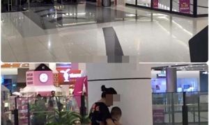 Bà mẹ trẻ cởi quần, cho con đi vệ sinh vào thùng rác siêu thị gây bão mạng