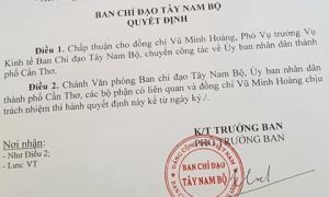 Bổ nhiệm Vụ phó 26 tuổi Vũ Minh Hoàng: Mâu thuẫn lời lãnh đạo