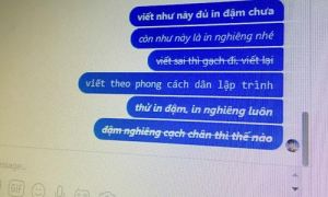 Hướng dẫn in nghiêng, gạch chân khi chat Facebook