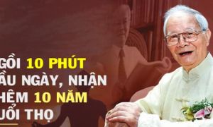 Ngồi 10 phút đầu ngày đổi 10 năm tuổi thọ, kiểu ngồi thứ 4 ai cũng làm được