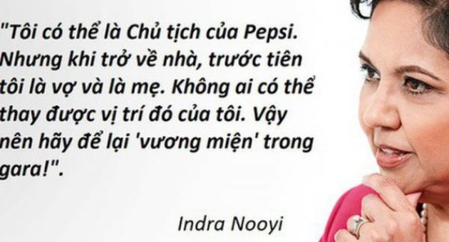 6 bài học sâu sắc về sự thành công qua chia sẻ của nữ CEO quyền lực của PepsiCo