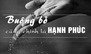 10 điều cố chấp trong đời bạn nên học cách để buông bỏ