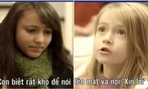 Dạy con nói lời xin lỗi, người cha ‘đặc biệt’ khiến hàng triệu người rơi lệ