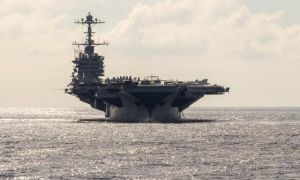 Tàu sân bay Mỹ trên Biển Đông lúc TT Trump đến Việt Nam