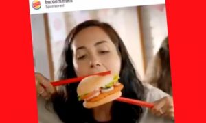 Quảng cáo ăn bánh bằng đũa, Burger King bị tố 'vô cảm văn hóa'