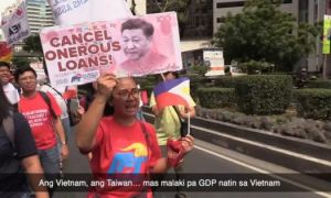 Philippines biểu tình chống Trung Quốc xâm phạm vùng biển