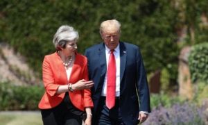 Trump buồn vì Thủ tướng Anh từ chức
