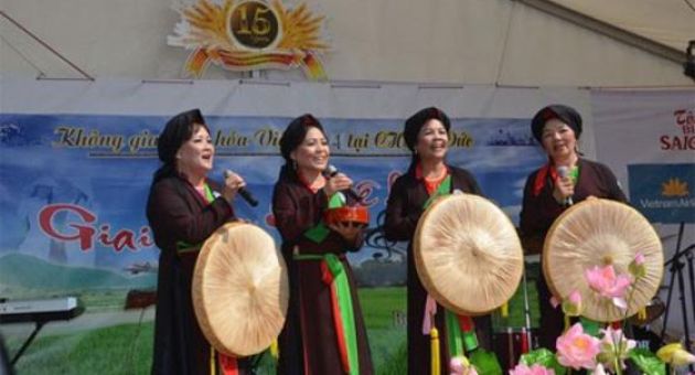 Giao lưu văn hóa quan họ tại Berlin, Đức