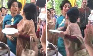 Ăn mặc sang trọng đi ăn cưới, 2 người phụ nữ cãi nhau ỏm tỏi chỉ vì tị nạnh...