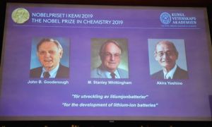 Nobel Hóa học 2019 tôn vinh các công trình phát triển pin lithium-ion