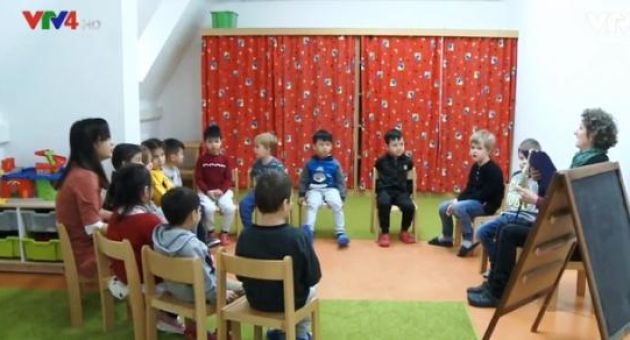 Thành công từ mô hình nhà trẻ song ngữ Việt - Đức
