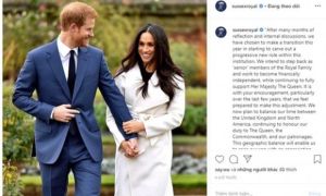 Cú sốc hoàng gia Anh: Vợ chồng Meghan Markle chính thức ra thông báo rút khỏi...