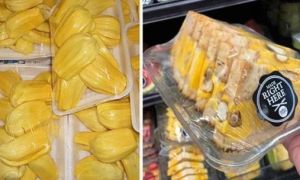 Mít thái lát trong siêu thị Mỹ khiến cộng đồng người châu Á phì cười