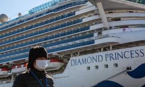 Số ca nhiễm Covid-19 trên tàu du lịch Diamond Princess tăng lên 542