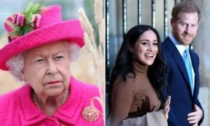 Vợ chồng Meghan Markle nhận