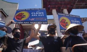 Little Saigon: Đại diện ngành nail biểu tình, khởi kiện thống đốc California
