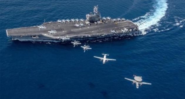 Mỹ điều tàu sân bay tập trận ở Biển Đông