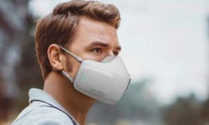 Hàn phát minh ra khẩu trang điện tử giúp dễ thở và chống làm mờ kính