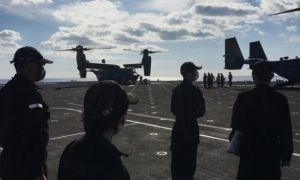 Mỹ, Nhật tập trận chung lần đầu tiên dưới thời tân Thủ tướng Suga