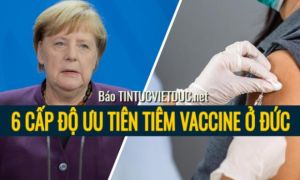 Lịch trình tiêm vắc-xin ngừa Covid-19: Đức phân thành 6 cấp độ
