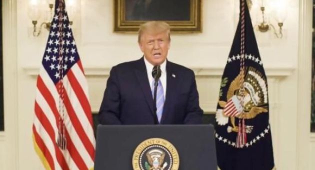 Tổng thống Trump lần đầu tiên công nhận chính quyền mới