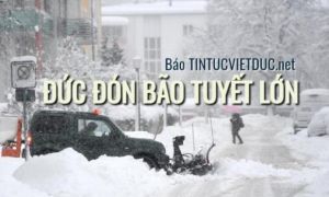 Đức cảnh báo bão tuyết lịch sử vào cuối tuần này