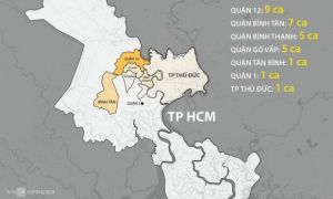 Nhiều khu vực ở TP HCM được yêu cầu giãn cách xã hội