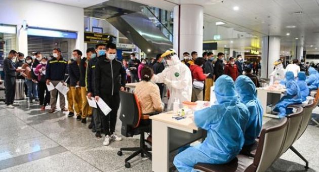 Hơn 10.000 mẫu xét nghiệm nhân viên sân bay Nội Bài âm tính