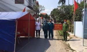 Phát hiện ca Covid-19 đầu tiên, huyện Tứ Kỳ phong tỏa 1 cụm dân cư