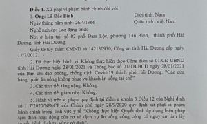 Hải Dương xử phạt 30 triệu đồng 2 chủ quán phục vụ khách ăn tại chỗ
